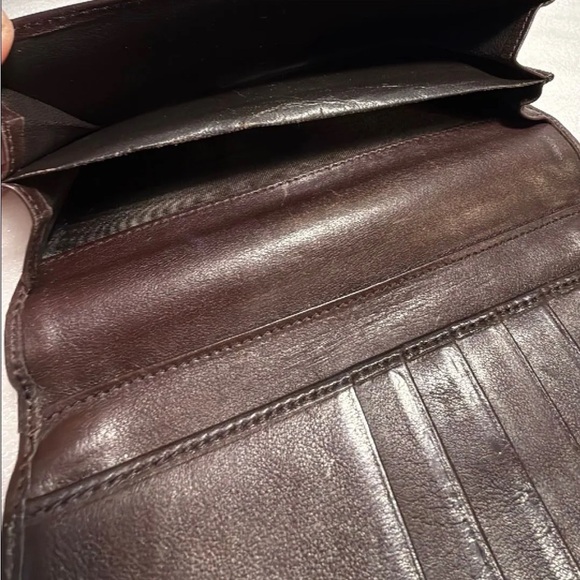 Gucci Dark Brown GG Guccisima Brown Leather Wallet - Picture 6 of 8